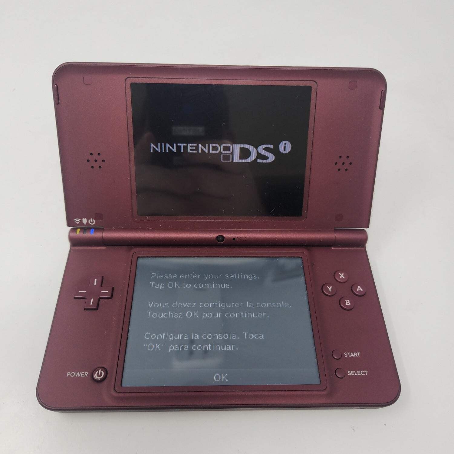 Nintendo DSi XL C/UTL-USZ Metallic Red Console Only