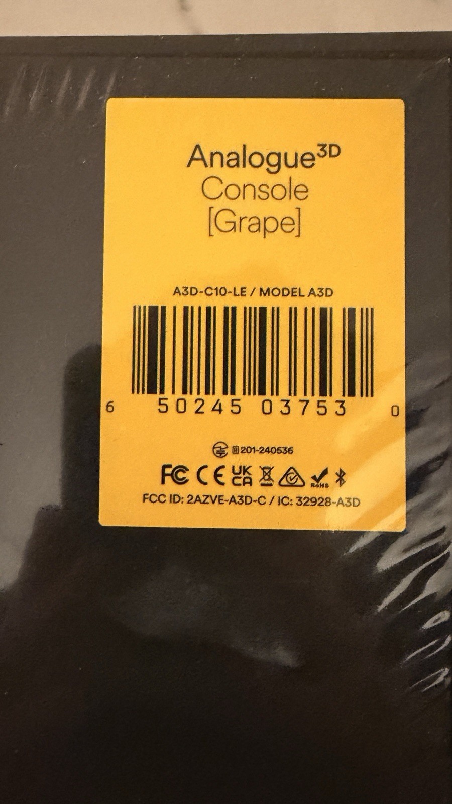 Analogue 3D N64 Funtastic Grape Purple HDMI FPGA Console with 8bitdo Controller