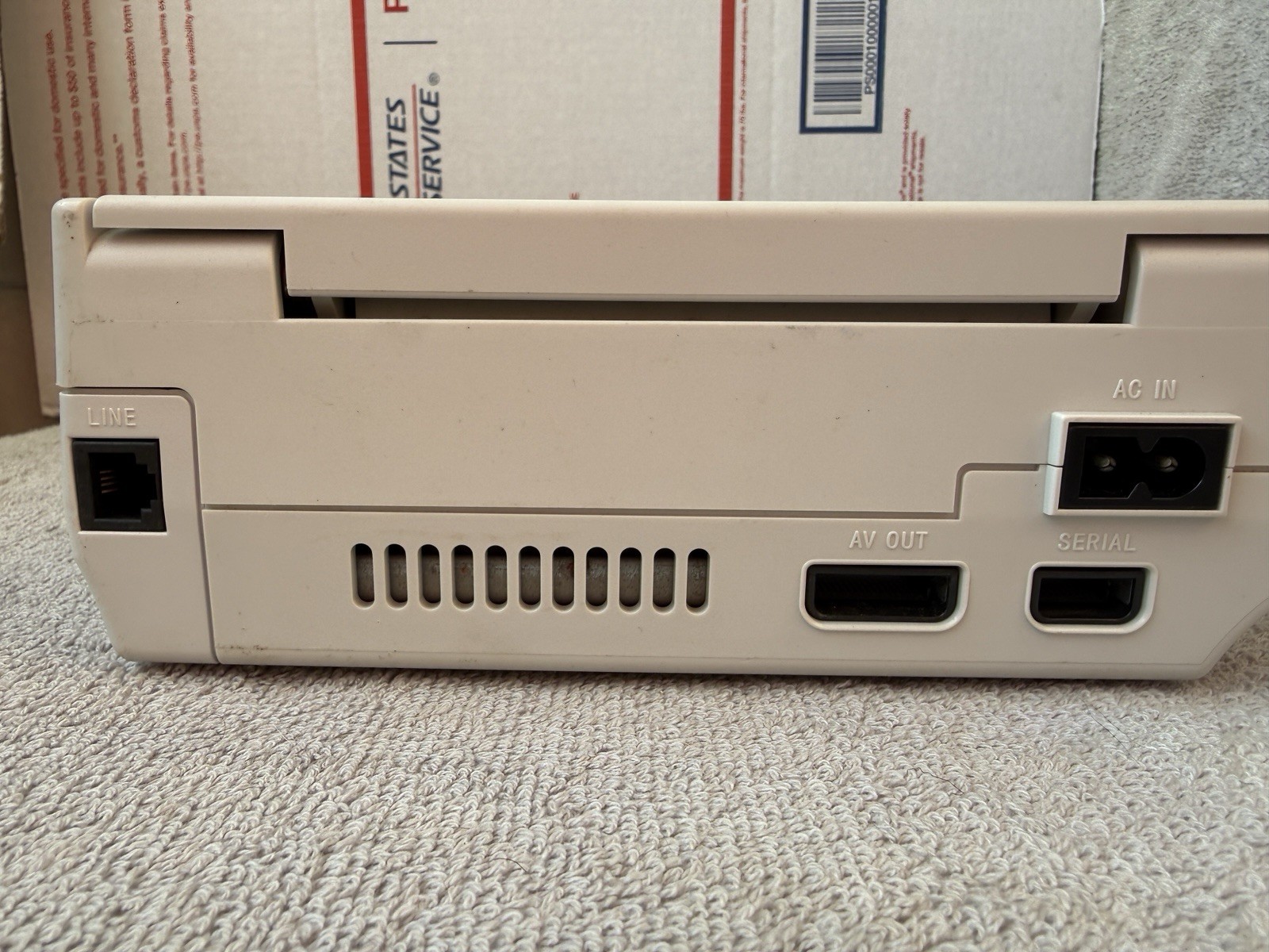 Sega Dreamcast HKT-3020 White Console Only Power Tested Not Reading Discs