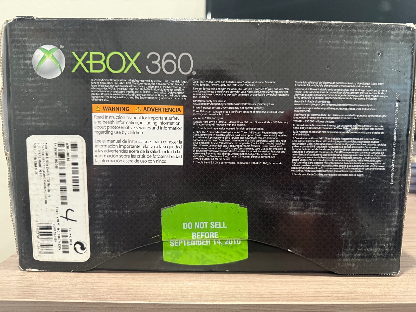 Xbox 360 Halo Reach Limited Edition Console Brand New In Box. Factory Sealed.
