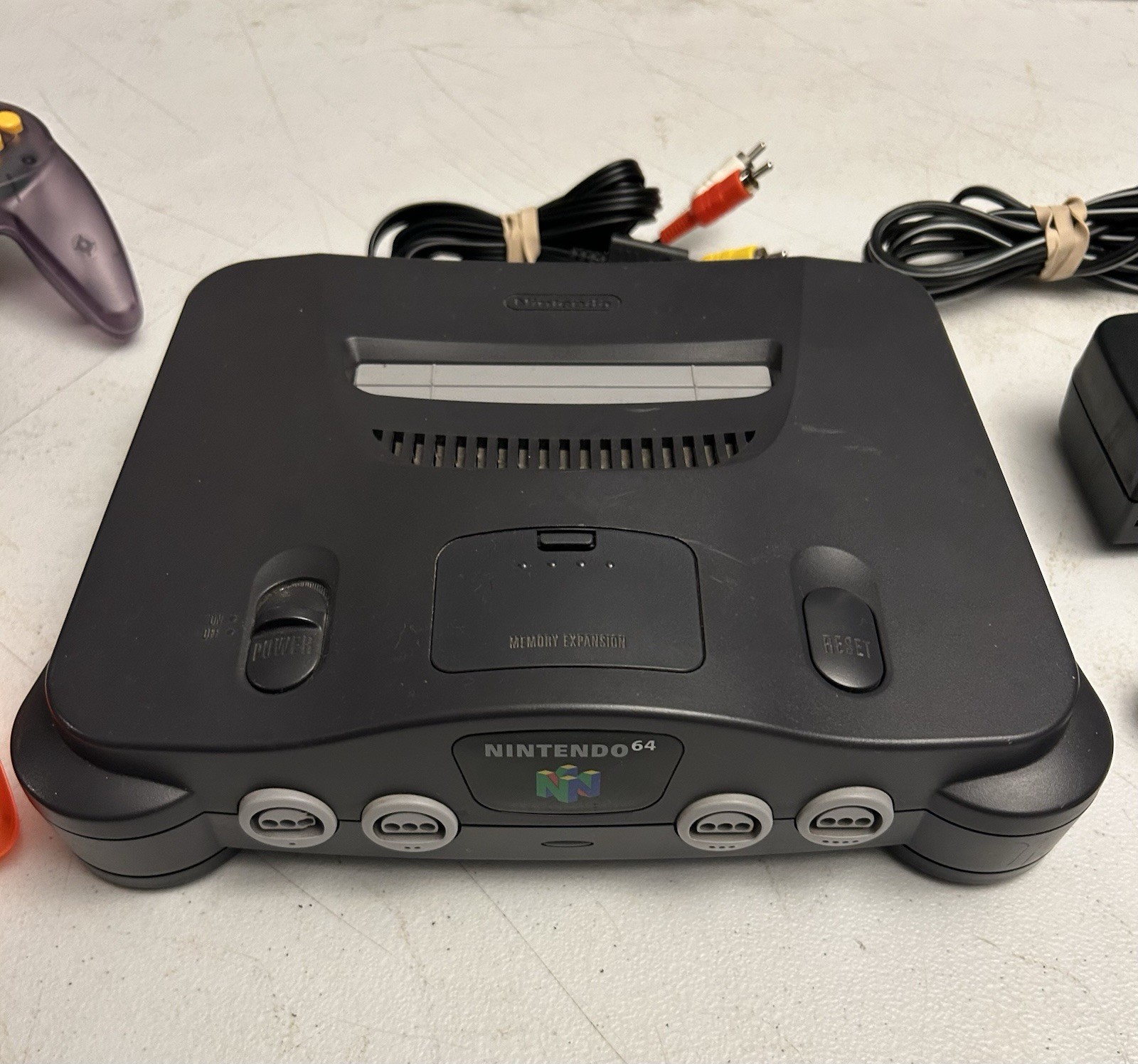 Nintendo 64 W/ 2 Remotes / Upscaler Image Enhancer