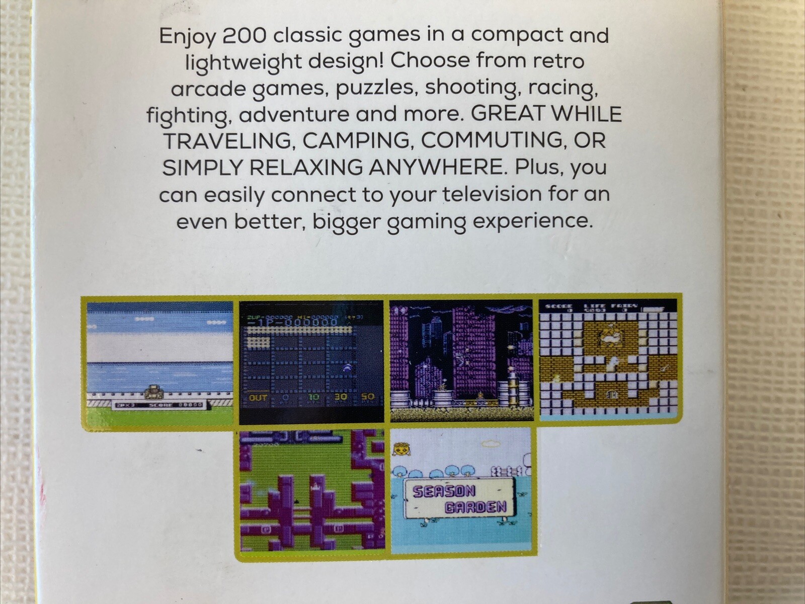Arcade Portable Handheld Game Console Style 200 Games Merkury Innovations Red