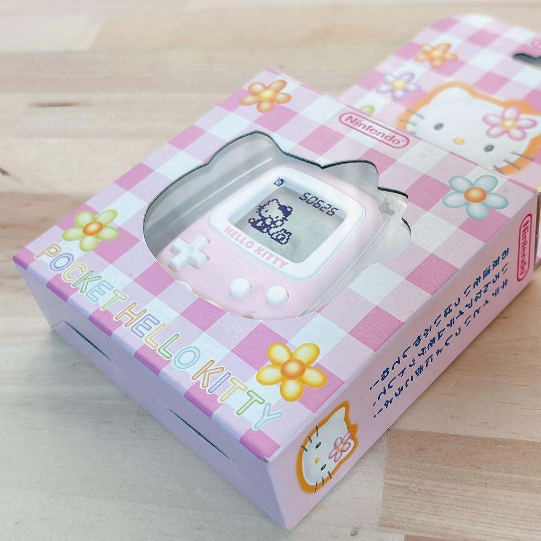 Nintendo Pocket Hello Kitty Virtual Pet Game Console UNUSED w/ Box Japan