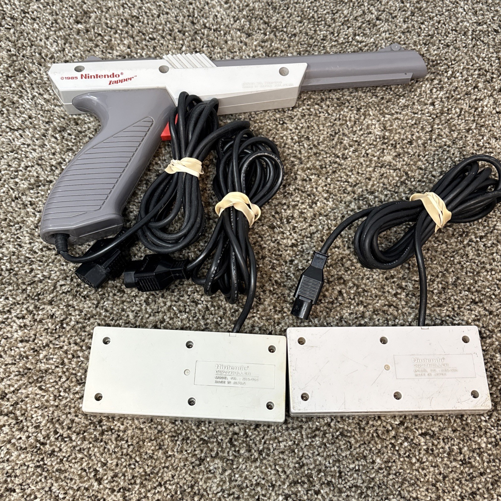 1985 Original NES Nintendo System Console + New 72 Pin Authentic Tested Bundle