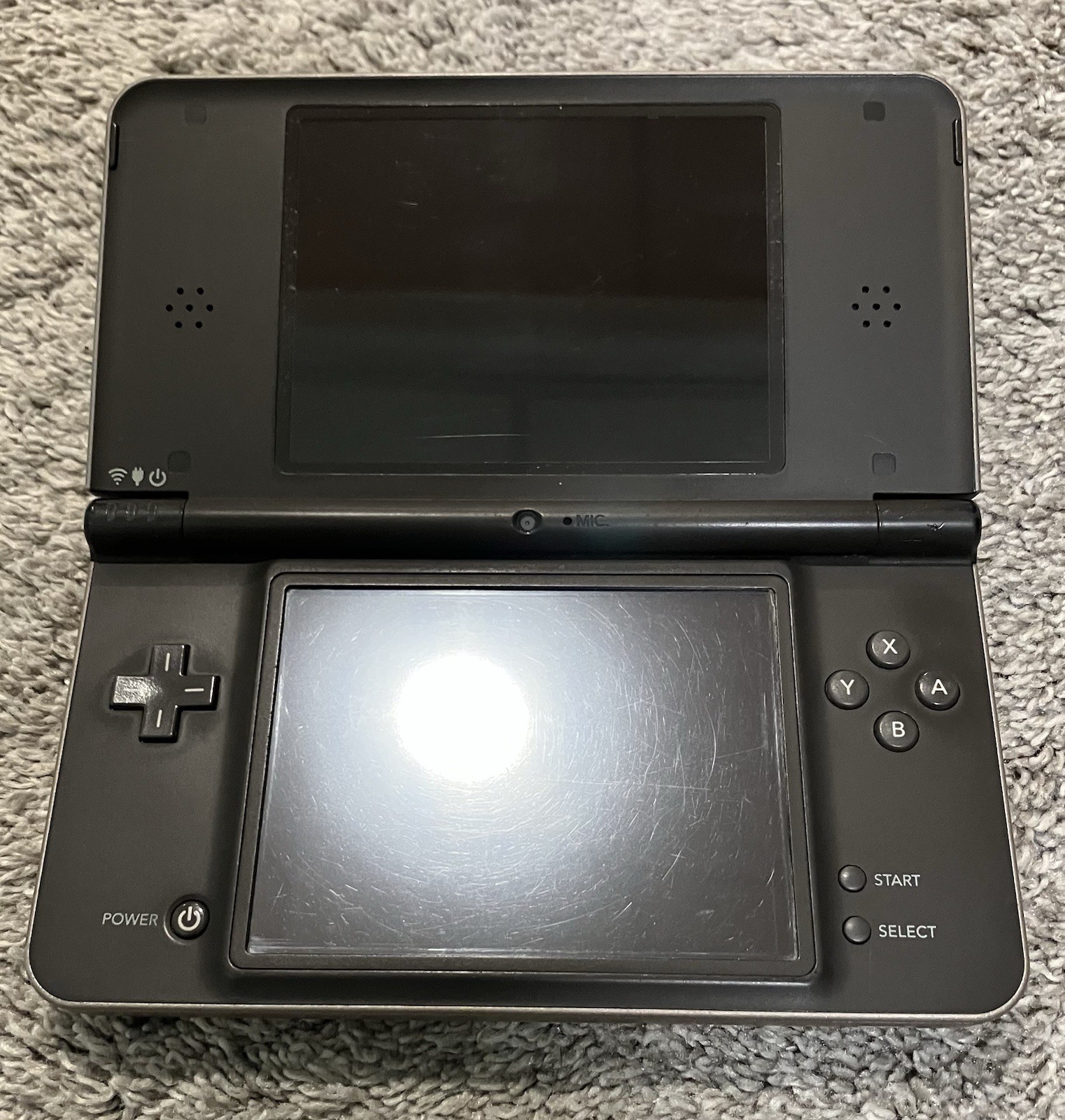 Nintendo DSi XL Gray / Dark Silver Handheld System – Model UTL-001 Next Day Ship