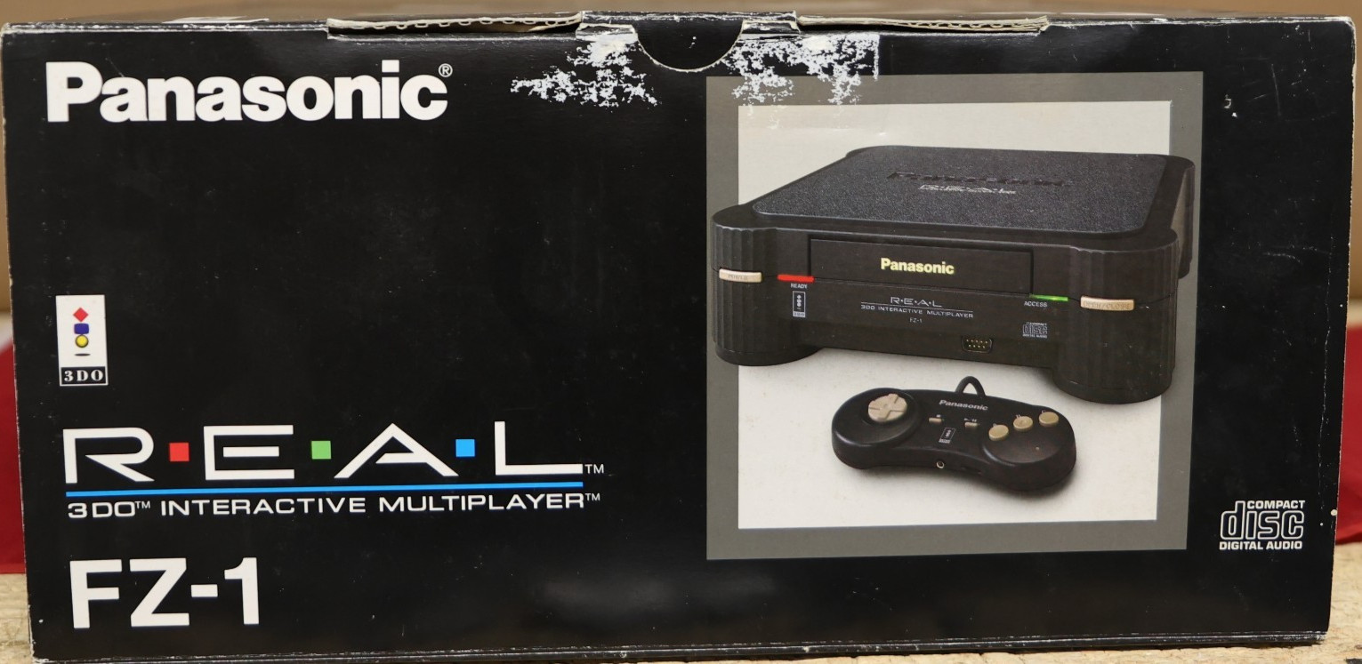 Panasonic FZ-1 REAL 3DO Console – Black 🌟 [Console, Controller, Box] TESTED ✅