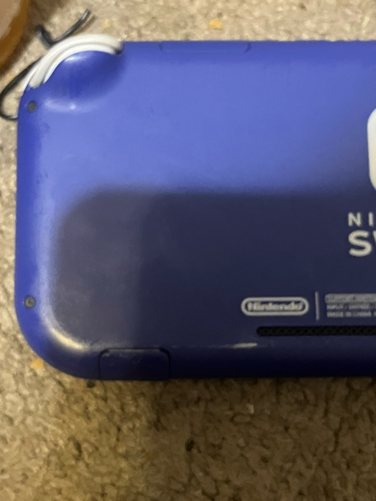 Authentic & Tested Blue Nintendo Switch Lite Console & Charger, Works, Read