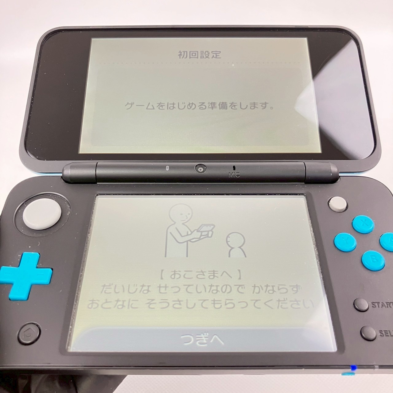 Nintendo new 2DS XL LL Turquoise x Black Console Boxed Region Locked Japanese