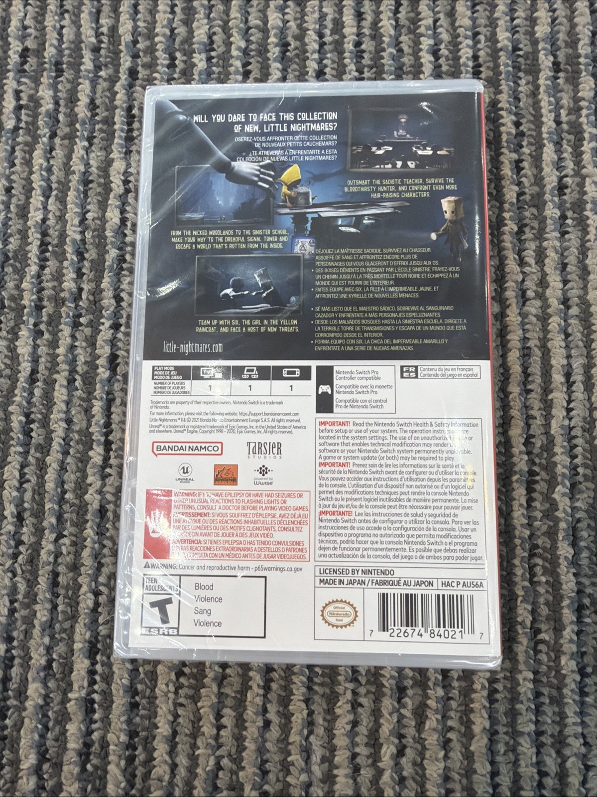 Little Nightmares II Switch Brand New Game Special (2021 Puzzle Platform Horror)