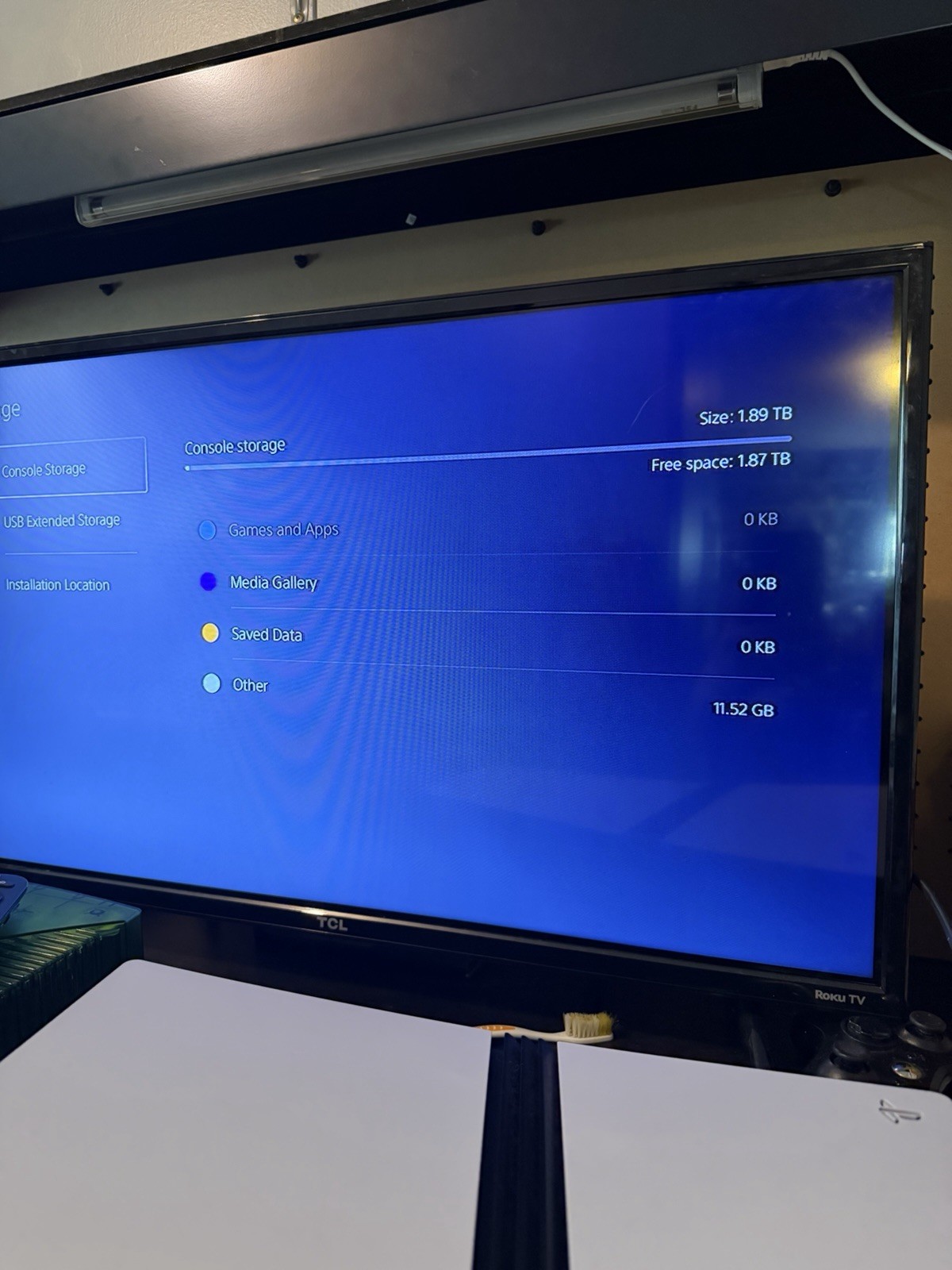 Sony PlayStation 5 Pro 2TB Video Game Console White Disk Drive Installed Works