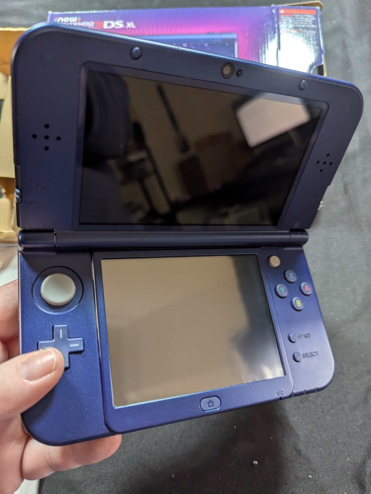 New Nintendo 3DS XL Galaxy Handheld Console CIB Matching Serials US
