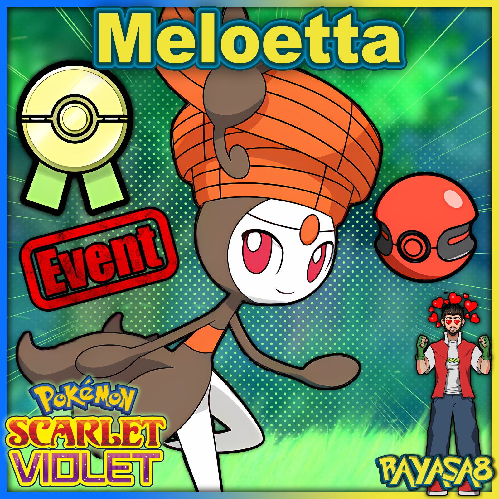 🌟Meloetta Event Best Stats Pokemon Scarlet and Violet Home🌟