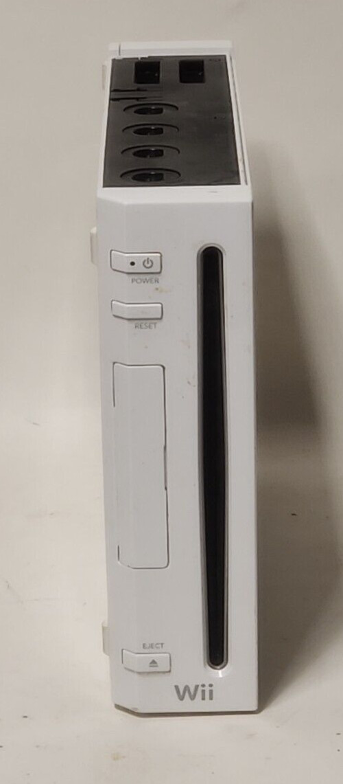 Nintendo Wii CONSOLE ONLY White RVL-001 Tested With Charger