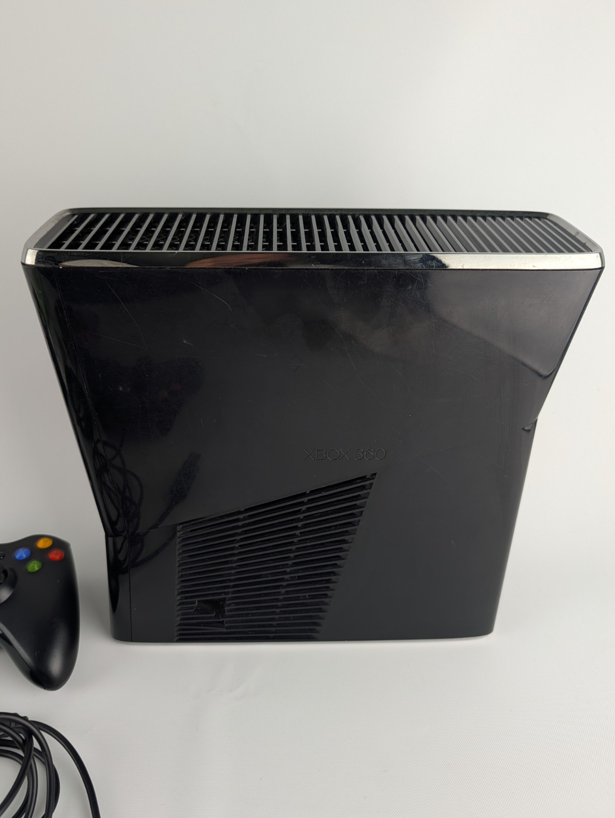 Xbox 360 Slim 250GB Console Bundle Controller 6 Games Tested and Working