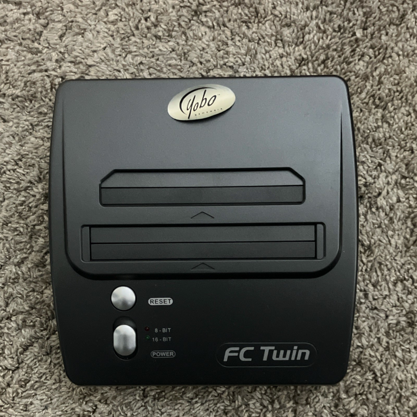 Yobo FC Twin 2-in-1 8-bit/16-bit Home Console Black OT-8168 Composite RCA
