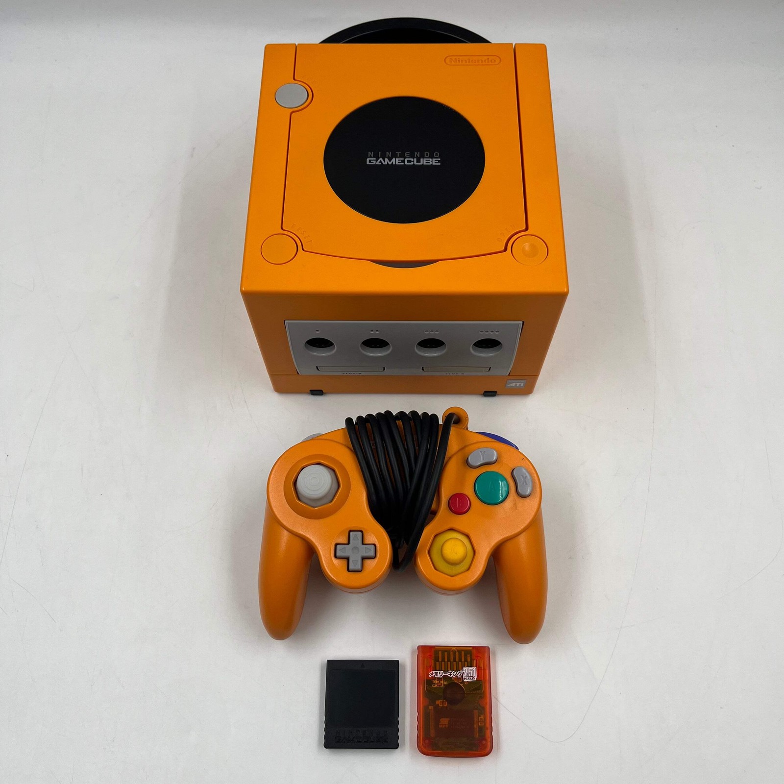 Nintendo GameCube Video Game Console DOL-001 Orange Spice JP Region Mod
