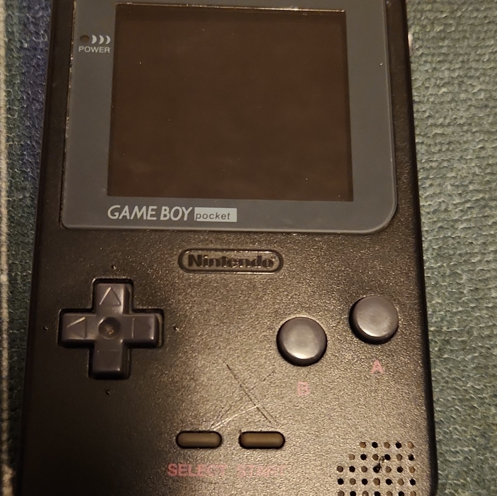 Nintendo Game Boy Pocket Black Handheld System MGB-001 Headphone Jack Link Cable