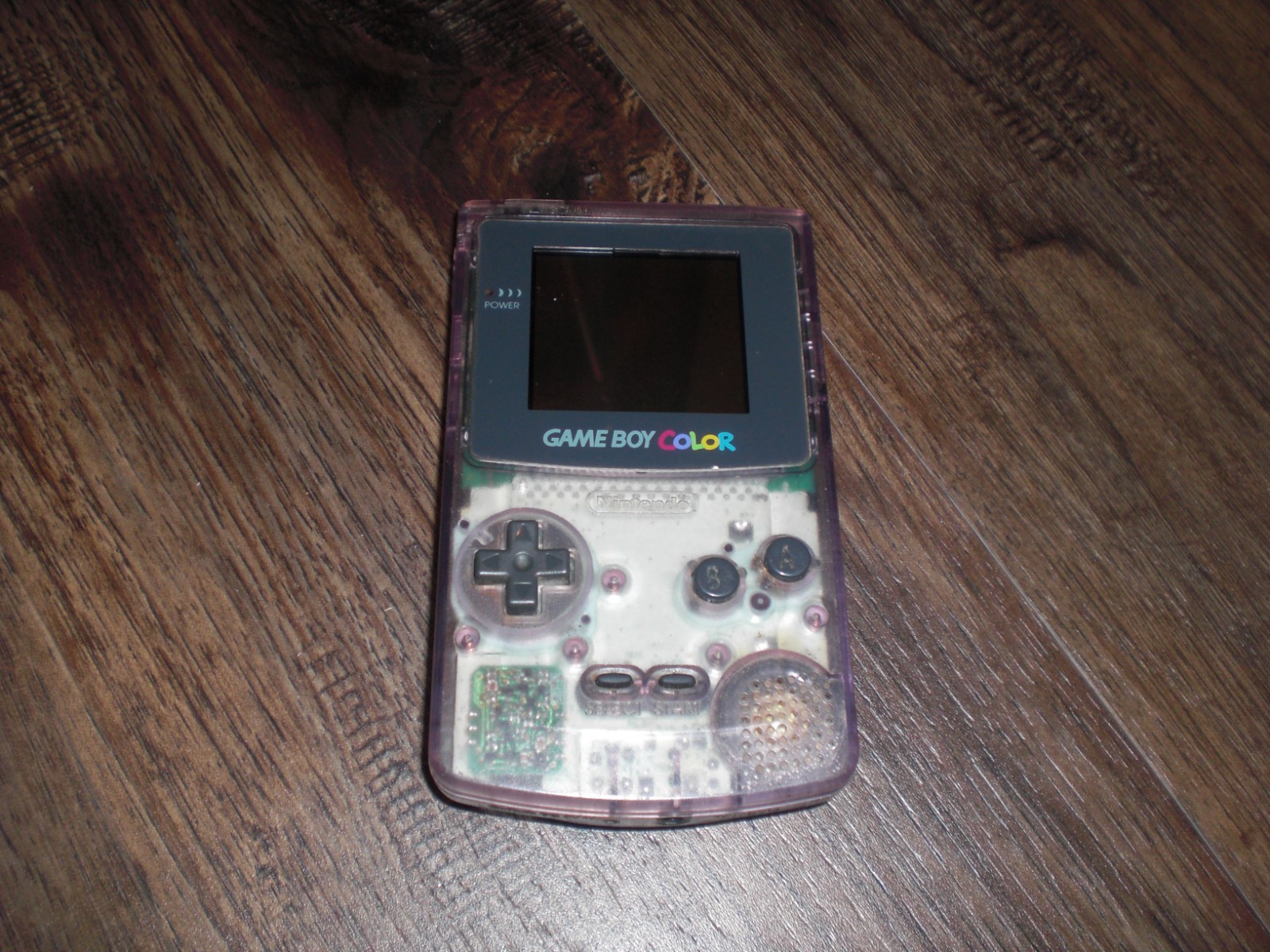Nintendo Game Boy Color Clear Glacier Purple Handheld Console System CGB-001 OEM