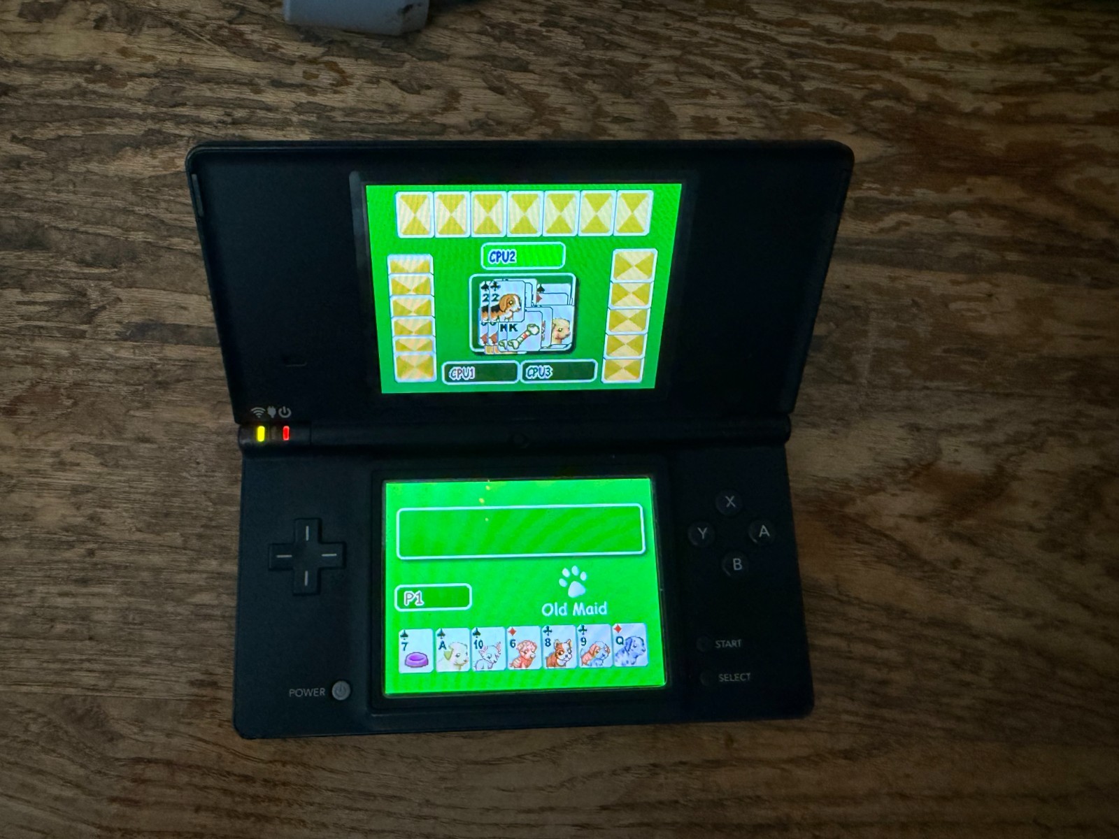Nintendo DSi TWL-001 Black Console Tested w/ Bookworm Petz Dogz 2 Games