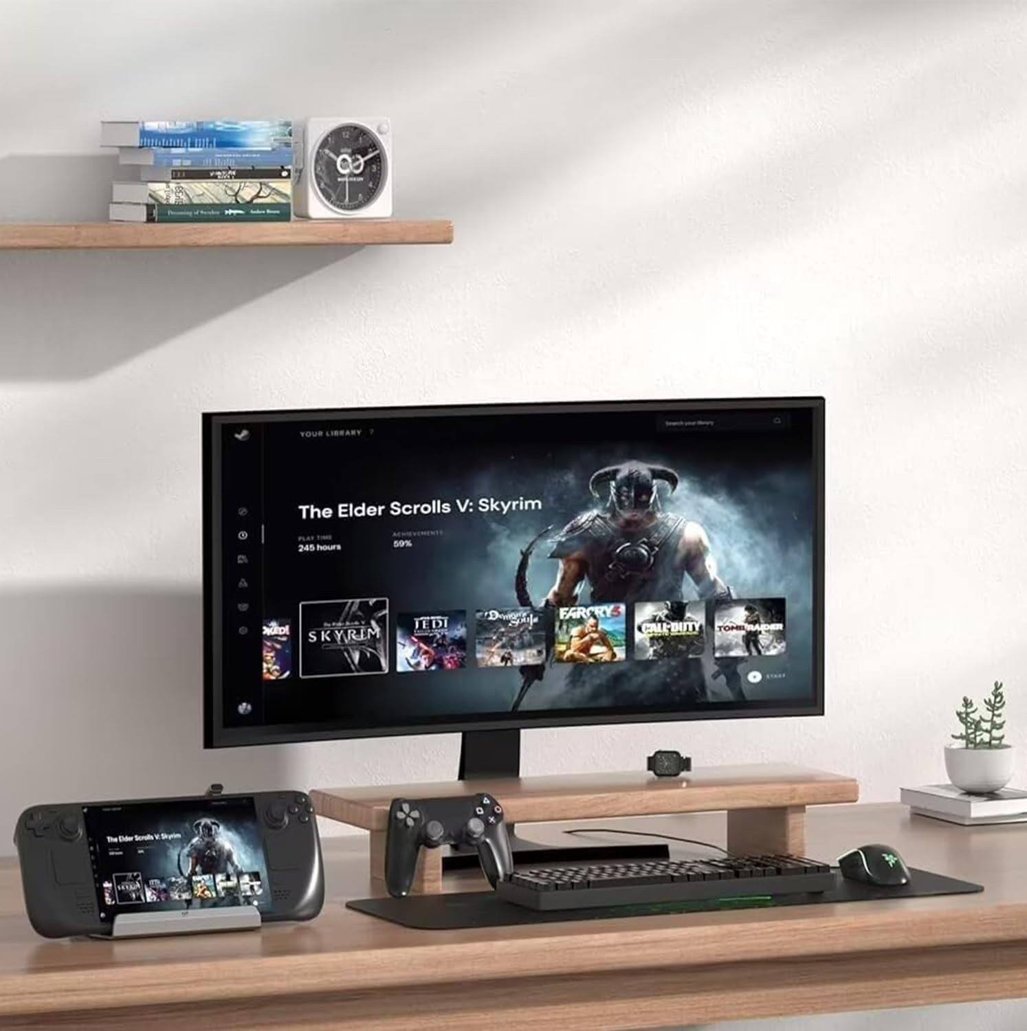 Ultimate 12-in-1 Docking Station with Dual Fans for Steam Deck & Nintendo Switch
