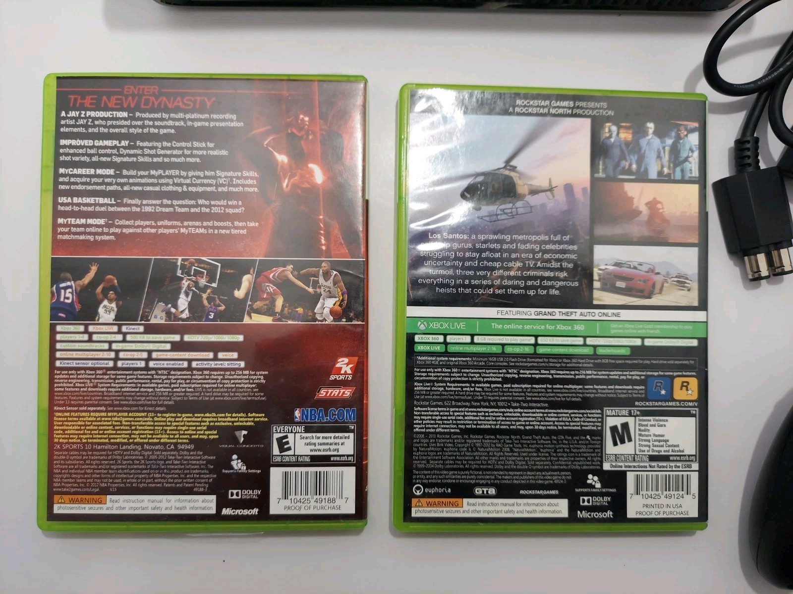 Microsoft Xbox 360 S Console 250 GB bundle With Controller And Games Tested