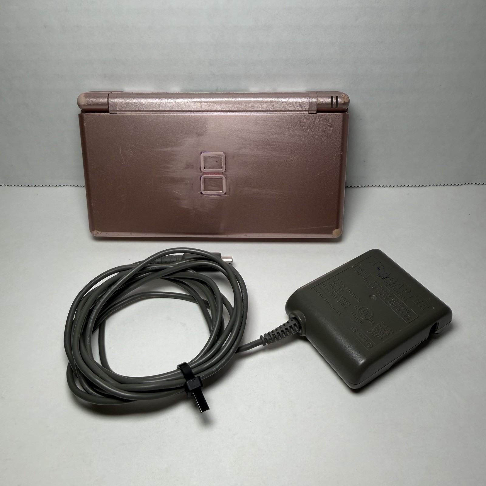 Nintendo DS Lite Console Pink/ Metallic Rose – Tested W/ Charger & No Stylist