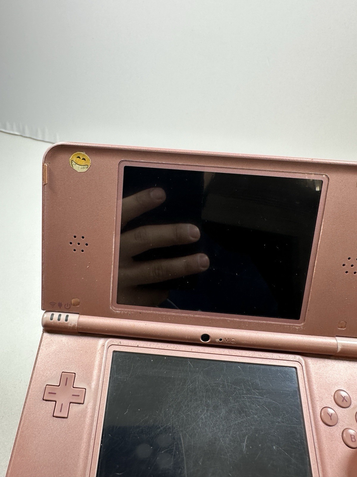 Used Metallic Rose Nintendo DSi XL Handheld System Tested No Stylus READ!