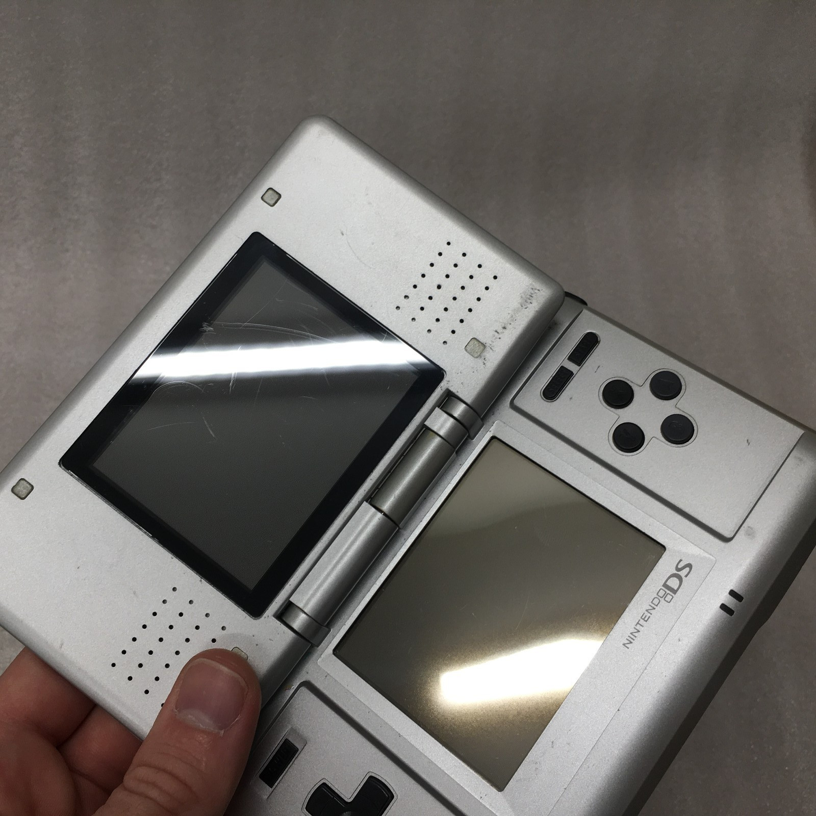 Nintendo DS Silver + LOOPY CAPTURE CARD