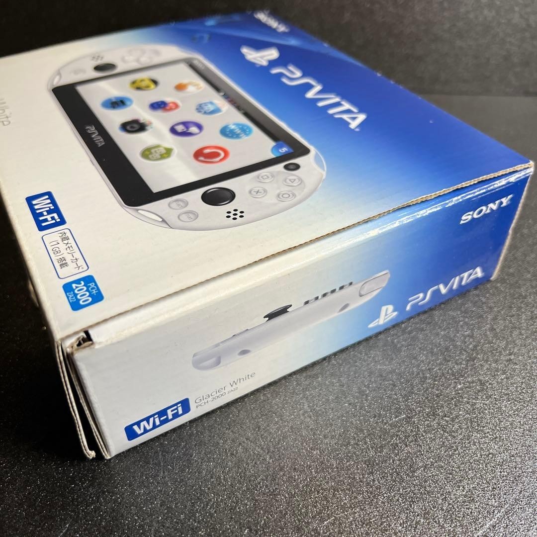 Excellent Sony PS Vita PCH-2000 Handheld Console – Glacier White