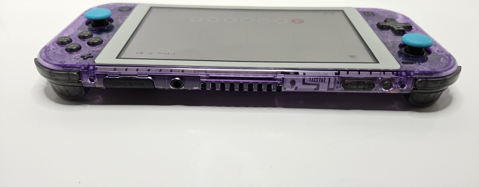 Nintendo Switch Lite – Custom Atomic Purple With Clear Gray Buttons
