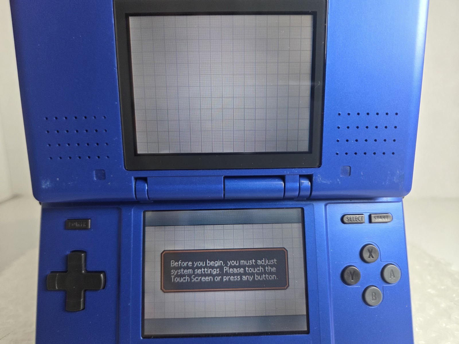 Nintendo DS GBA Orginal Model Blue Handheld System Charger Tested New Battery