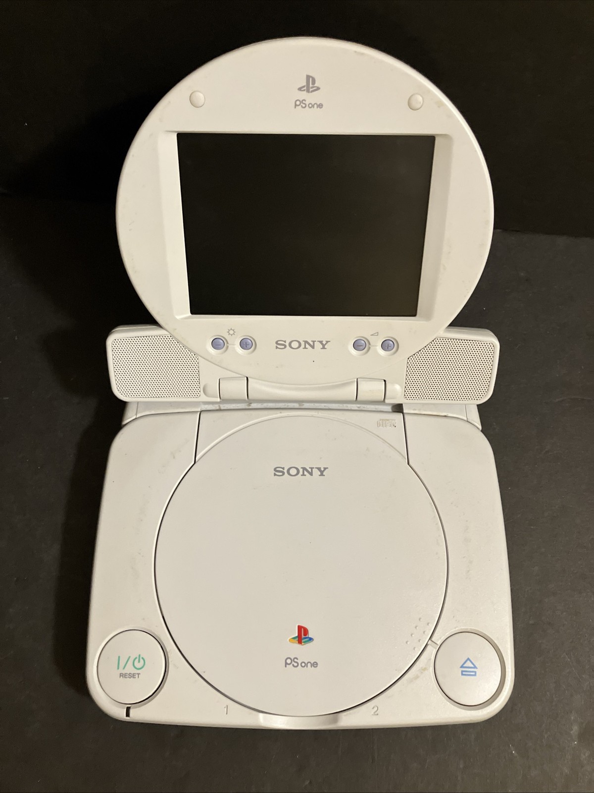 Sony PlayStation One + LCD Screen Bundle W Controller Mem Card Games Psone