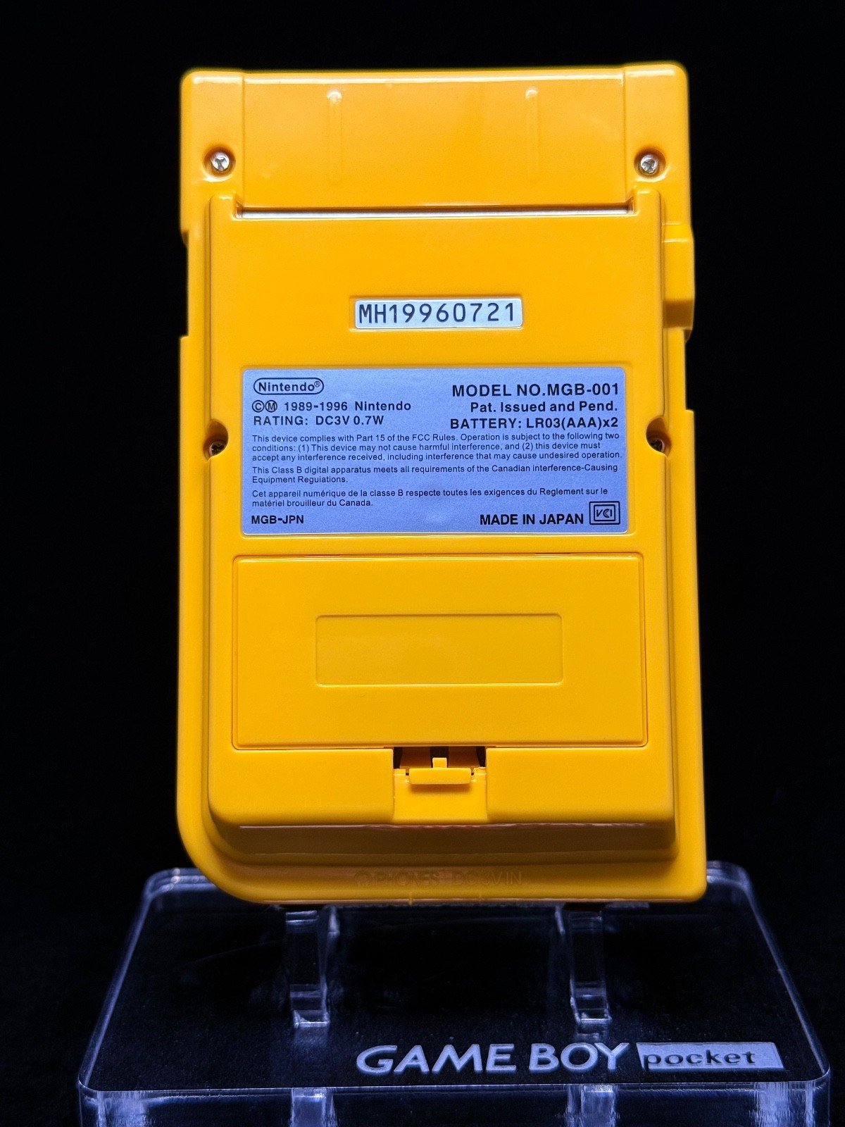 Gameboy Pocket Pokemon Pikachu Yellow – IPS Screen – Premium Quality Build