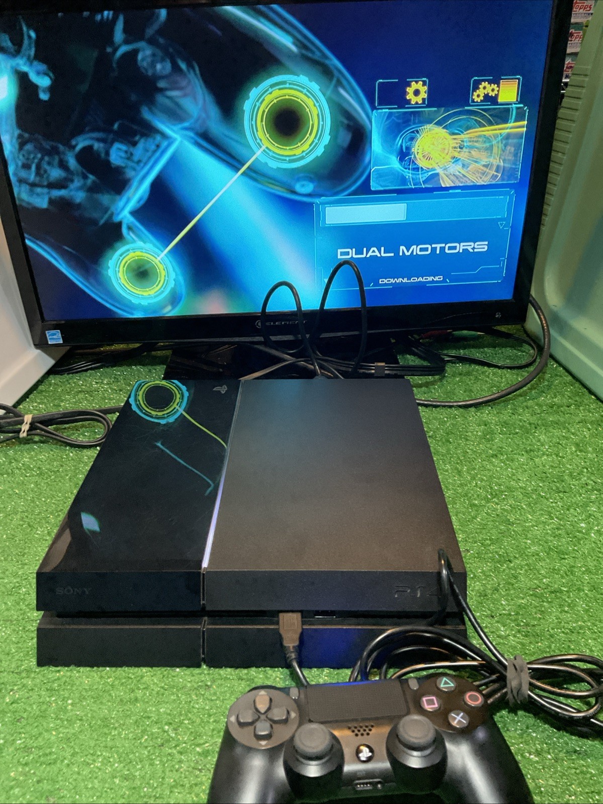 Sony Playstation 4 500GB Black Console PS4 W/ Controller & Cords Tested Working!