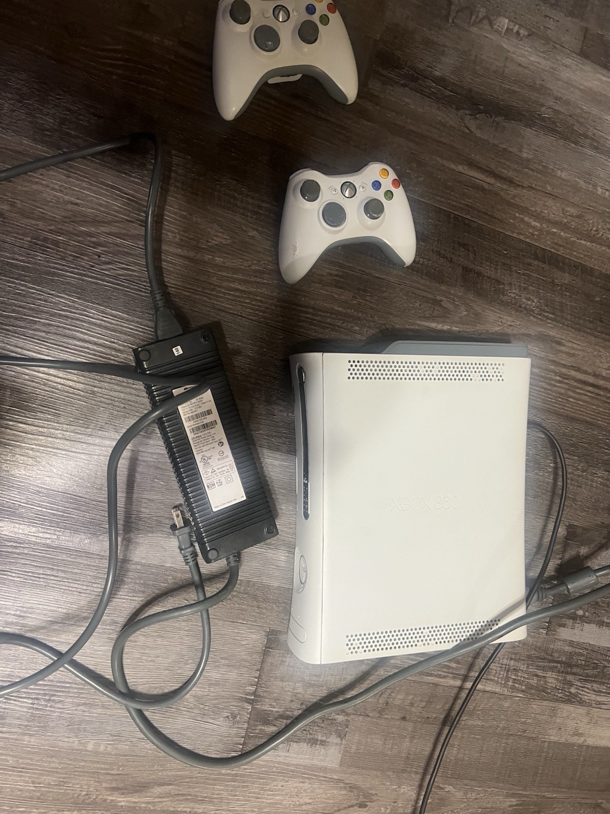 Microsoft Xbox 360 Pro 20GB Console – Matte White Tested Fast Shipping