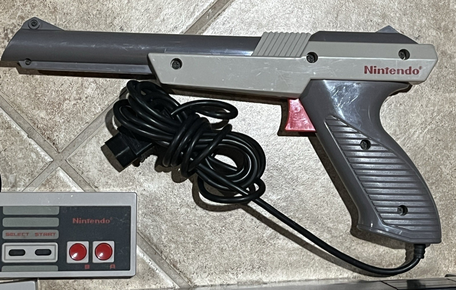 Nintendo NES Console with New 72 PIN Connector + 8 Games, Hookups & Controllers