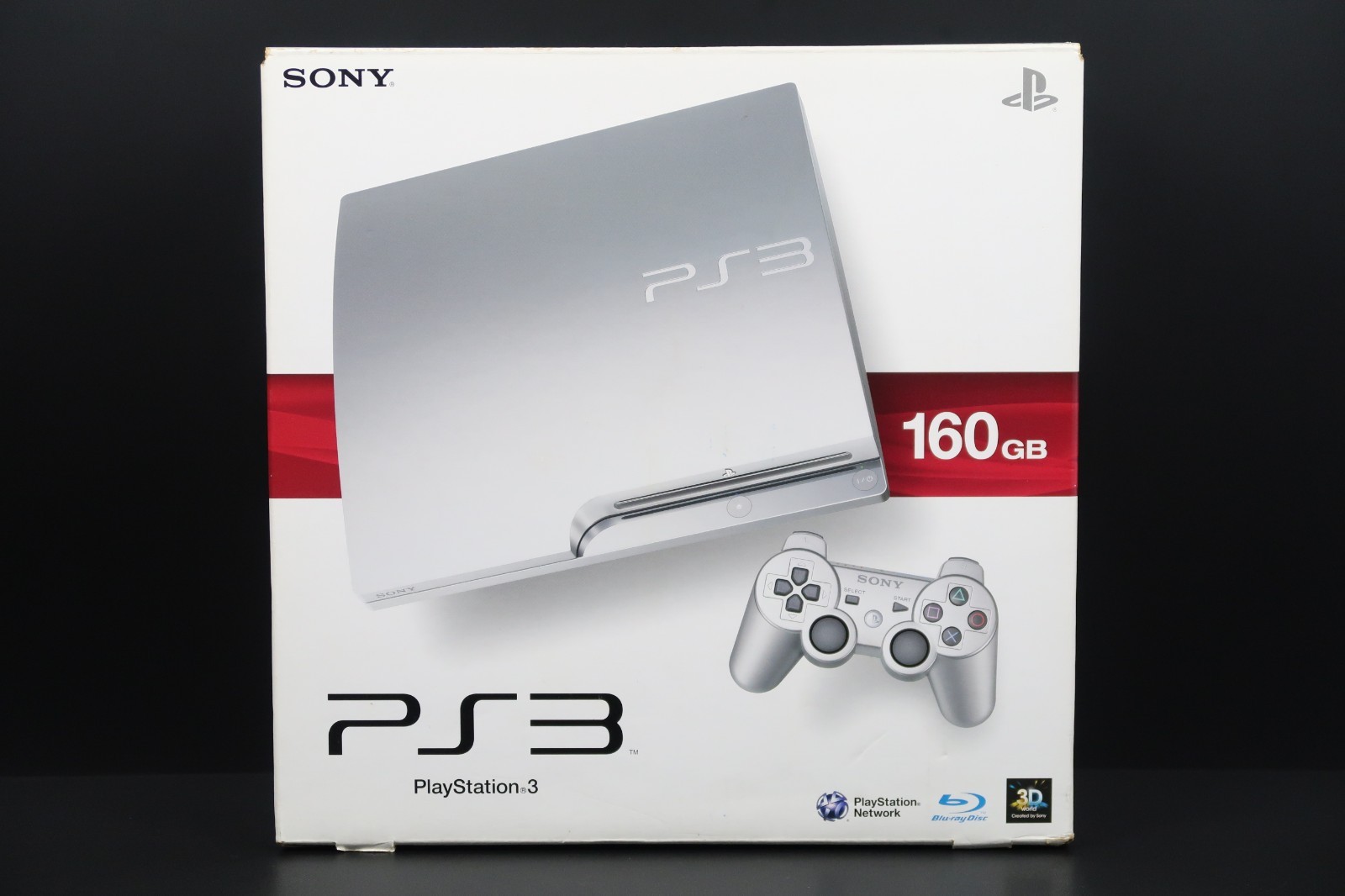 SONY PlayStation 3 PS3 CECH-2500A satin silver Console 160GB F/S Fedex DHL