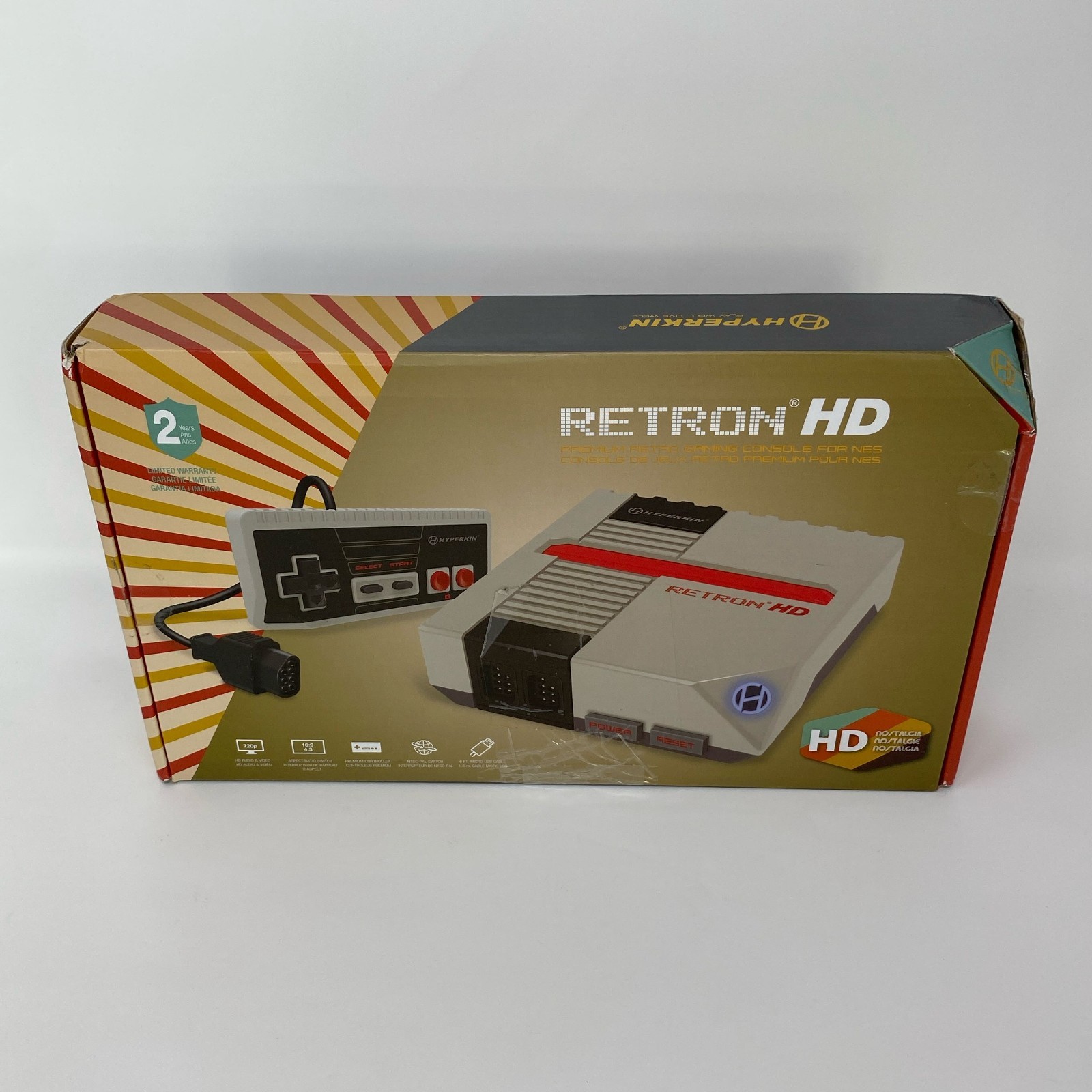 Hyperkin RetroN 1 HD NES Console, Gray – HDMI + Controller