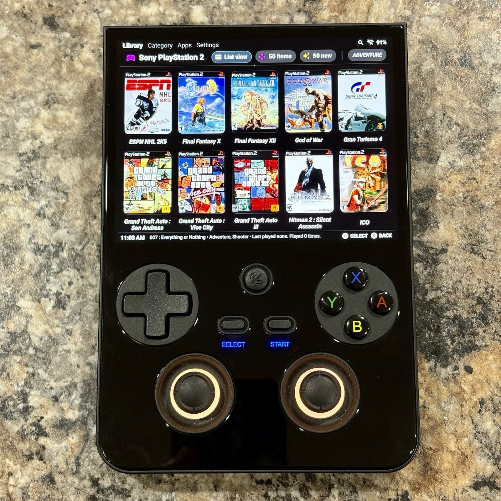 Anbernic RG477V, Custom Retro Handheld, 128GB + 256GB Card, Loaded Ready To Play
