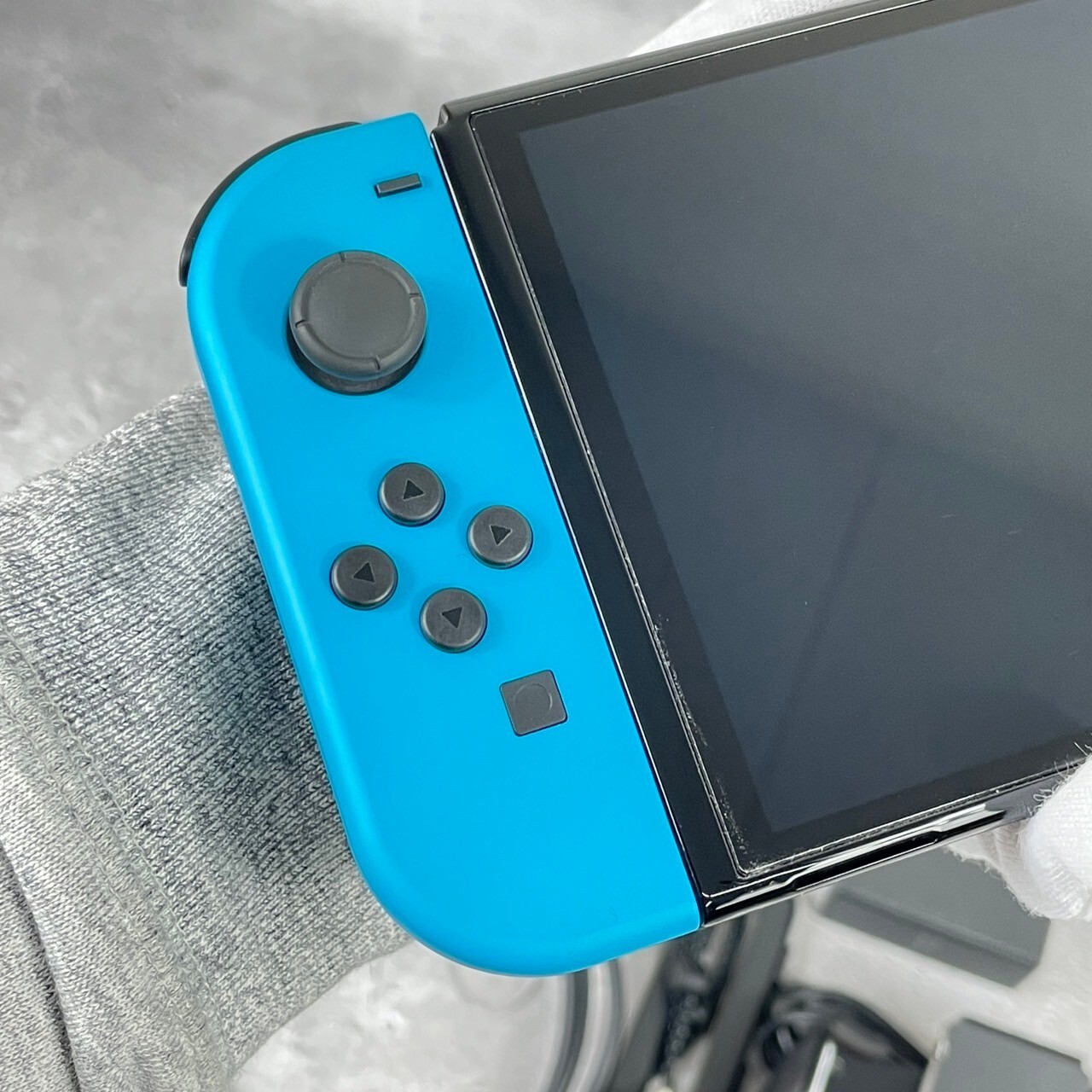Nintendo Switch 64GB OLED Console Neon Blue & Neon Red 1 Day Ship Excellent