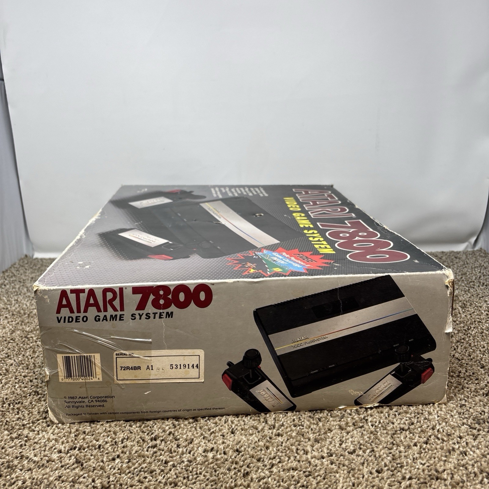 Atari 7800 Console And Games Bundle In Box Fully Tested 11 Games All Cables CIB
