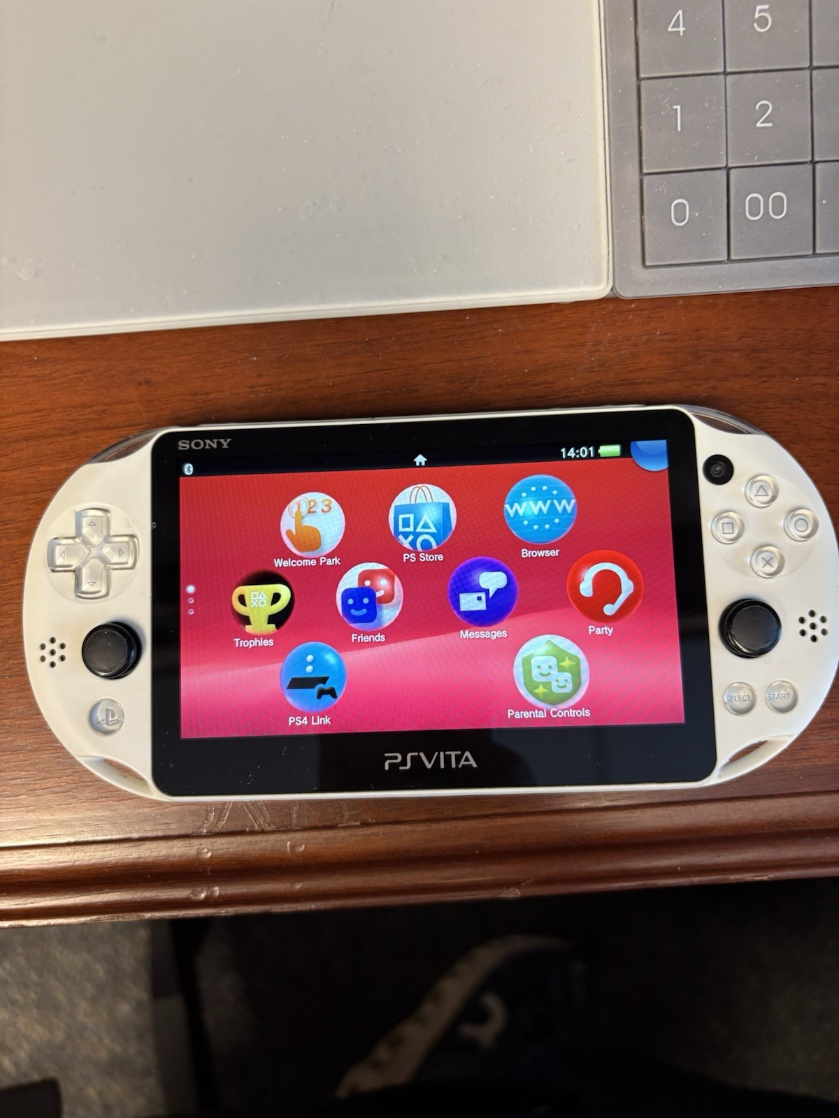 Sony PlayStation Vita 2000 Console Fully Functional White PCH 2000