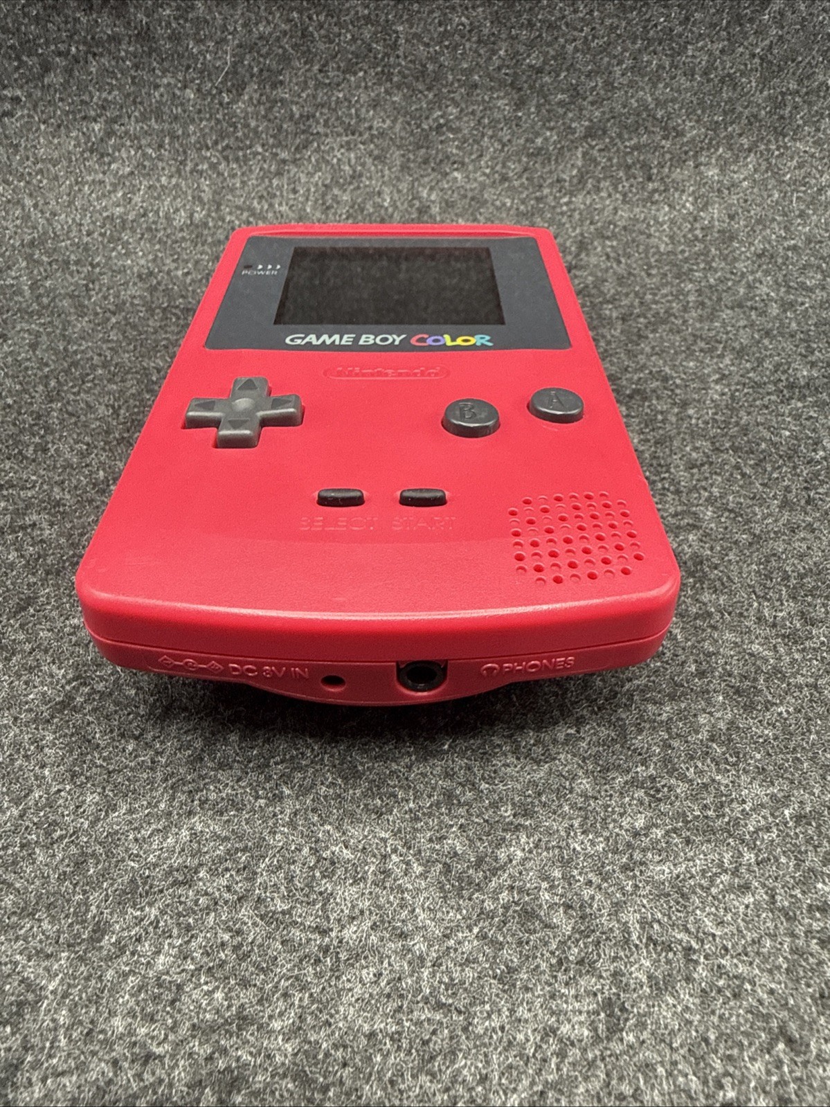 Nintendo Game Boy Color Berry Pink Console CGB-001 TESTED W/New Glass Lens