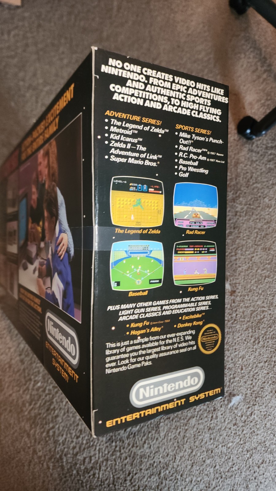 Nintendo NES Action Set Complete – High-End Collector Condition- CIB Near Mint