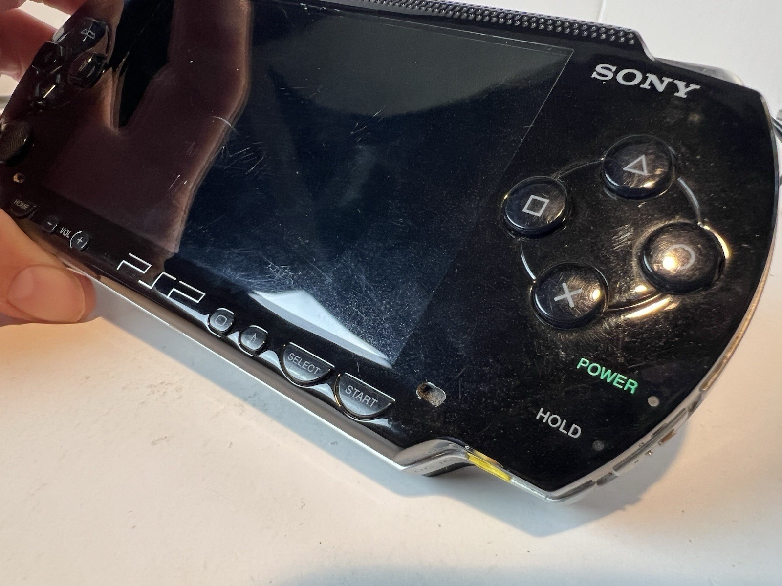Sony PSP 1001 Black Console w/ Charger, Tested & Working- New Battery