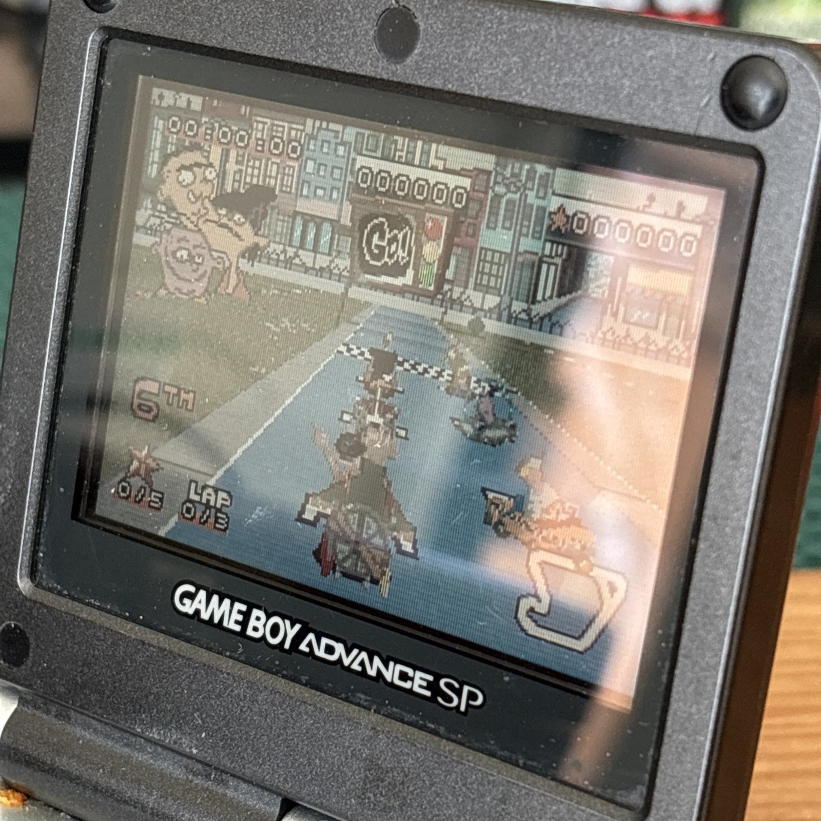 Nintendo Game Boy Advance SP Handheld System – Silver & Black NEW BATTERY