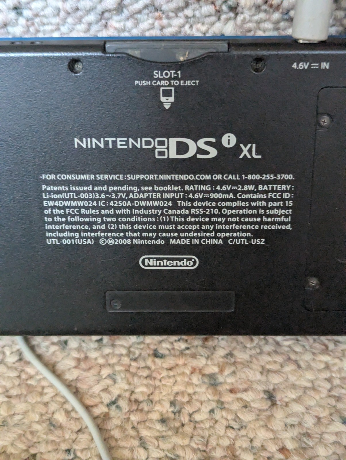 Nintendo DSi XL Handheld Console Blue w/ Game Shown – Fully Tested