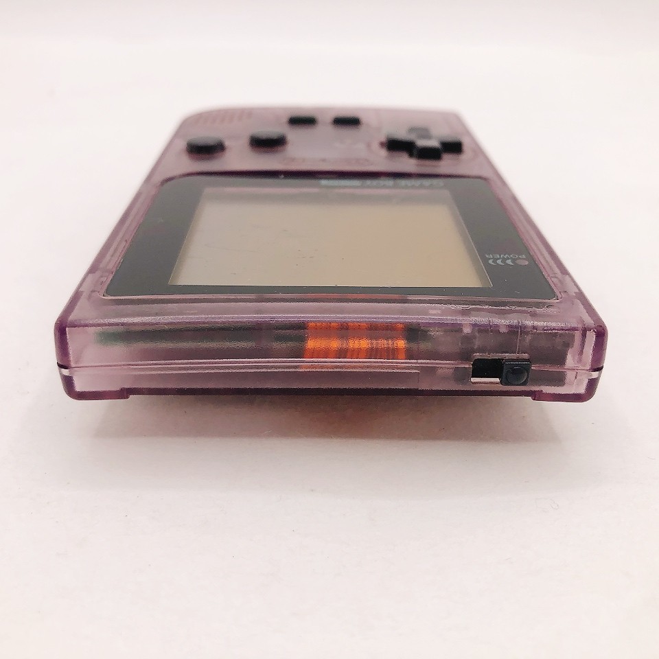 Nintendo Game Boy Pocket Console Clear Purple 5 Bundle Games Gameboy Tested