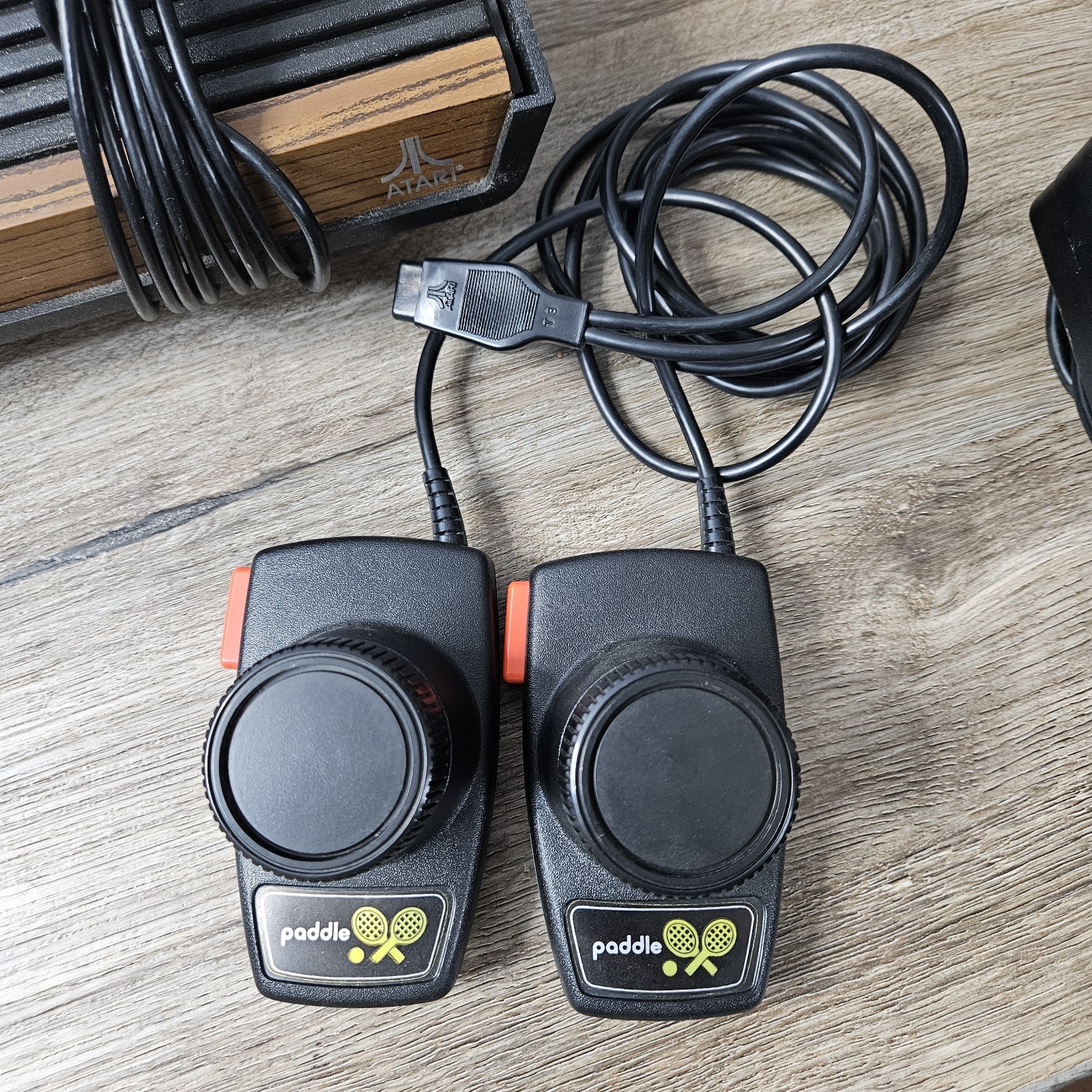 Atari 2600 Light Sixer 6-Switch Console W/ Power AC Adapter & Controllers TESTED