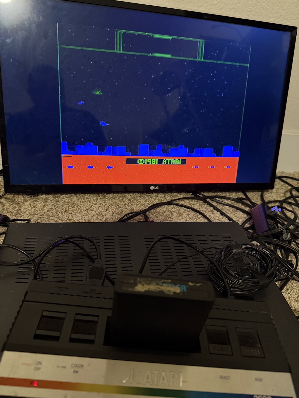 Atari 2600 Junior Console 9 Games 1 Joystick Tested